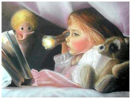 Уложите детей спать, читая книгу, а не смотрите телевизор
