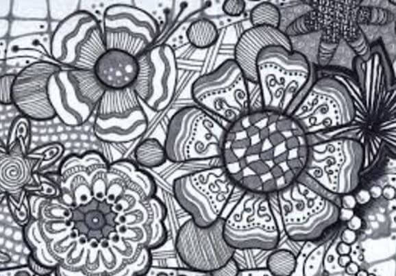 Zentangle, рисунок, который помогает нам медитировать