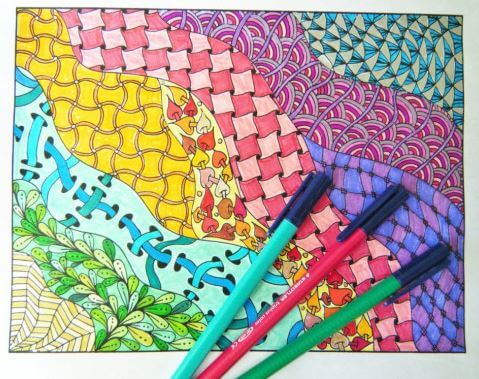 Zentangle, рисунок, который помогает нам медитировать